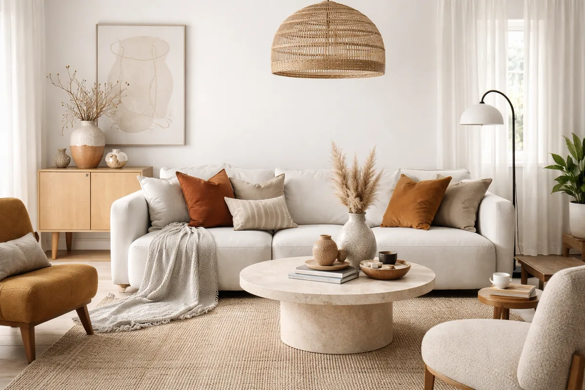 Comment associer harmonieusement mobilier design, textiles et accessoires déco ?