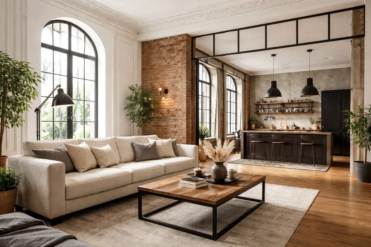 Comment intégrer le style de décoration industrielle dans une maison classique